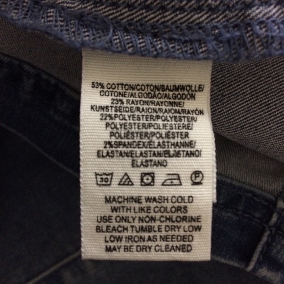 Free People Little Daisies Medium Wash Denim Button-Front Mini Skirt - Picture 3 of 4